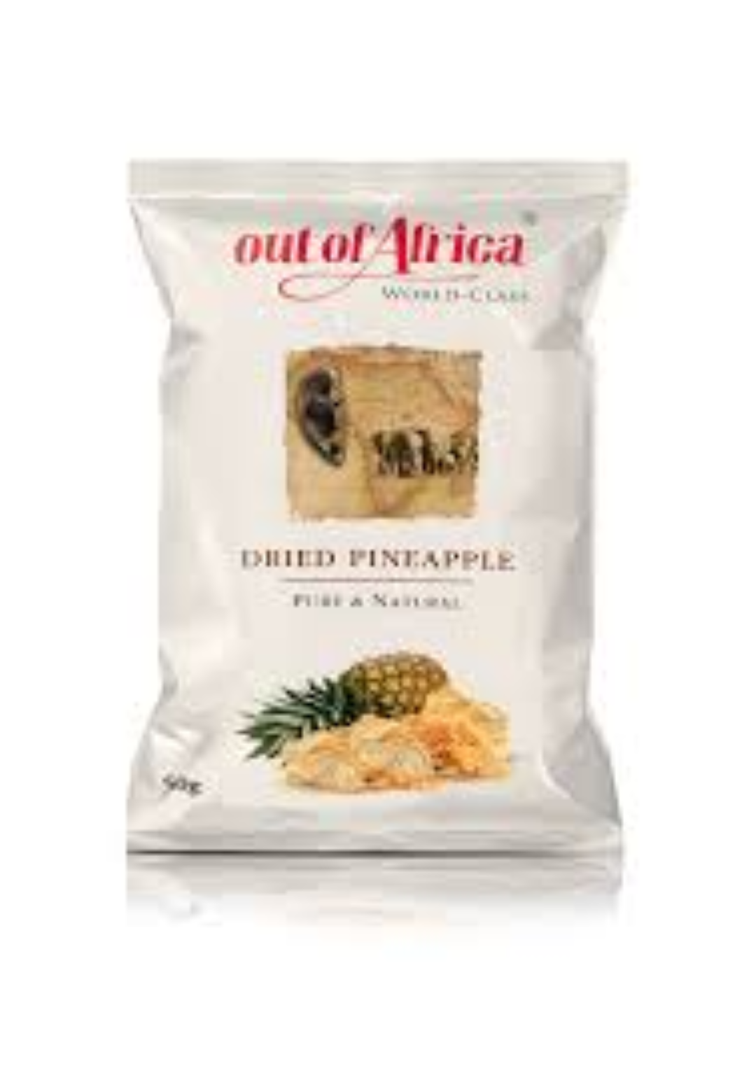 OUT OF AFRICA DRIED PINEAPPLE 50G